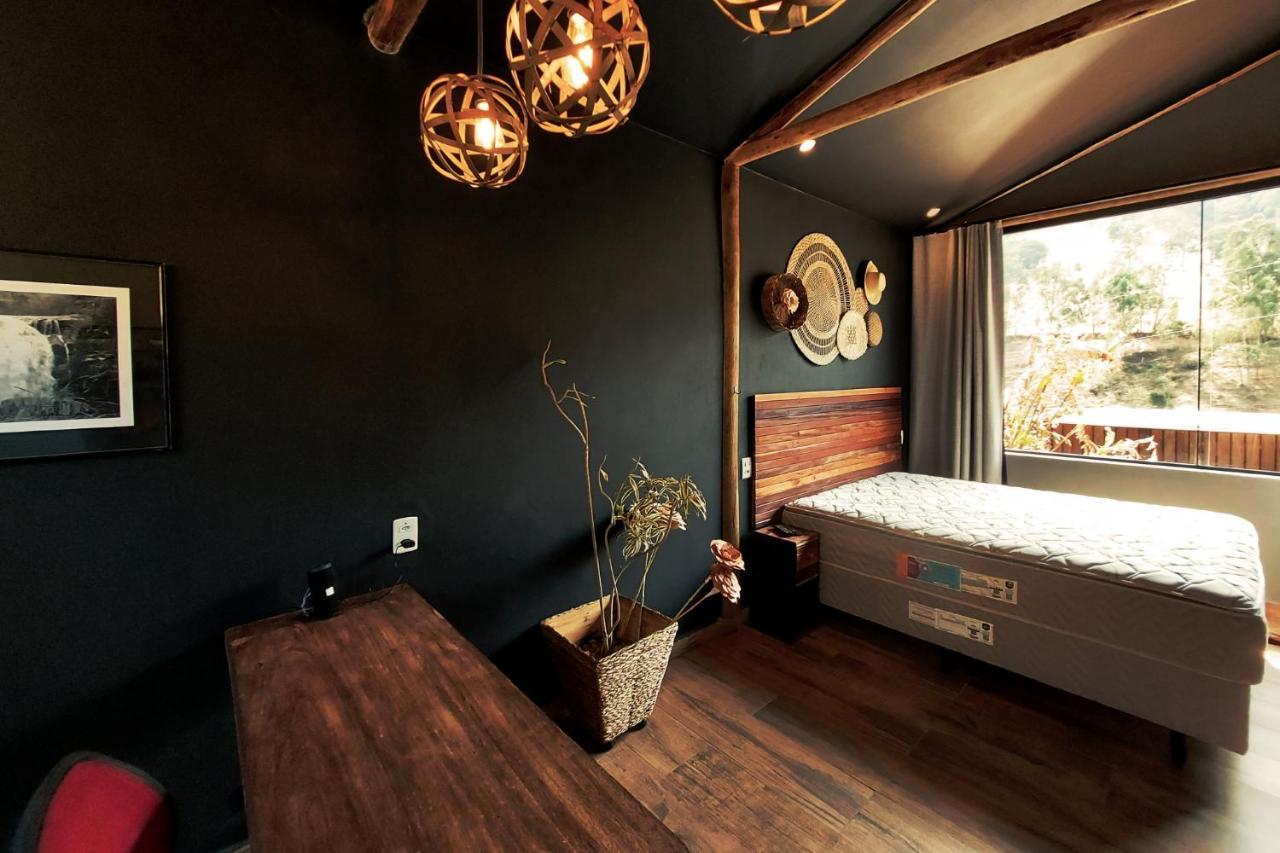 Bangalô Luxo entre lindas cachoeiras Baependi Exterior foto